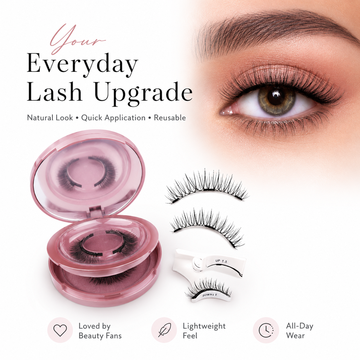 Natural Look Magnetic Lashes