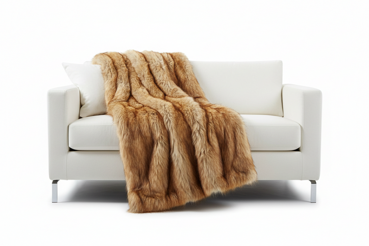 Faux Fur Throw