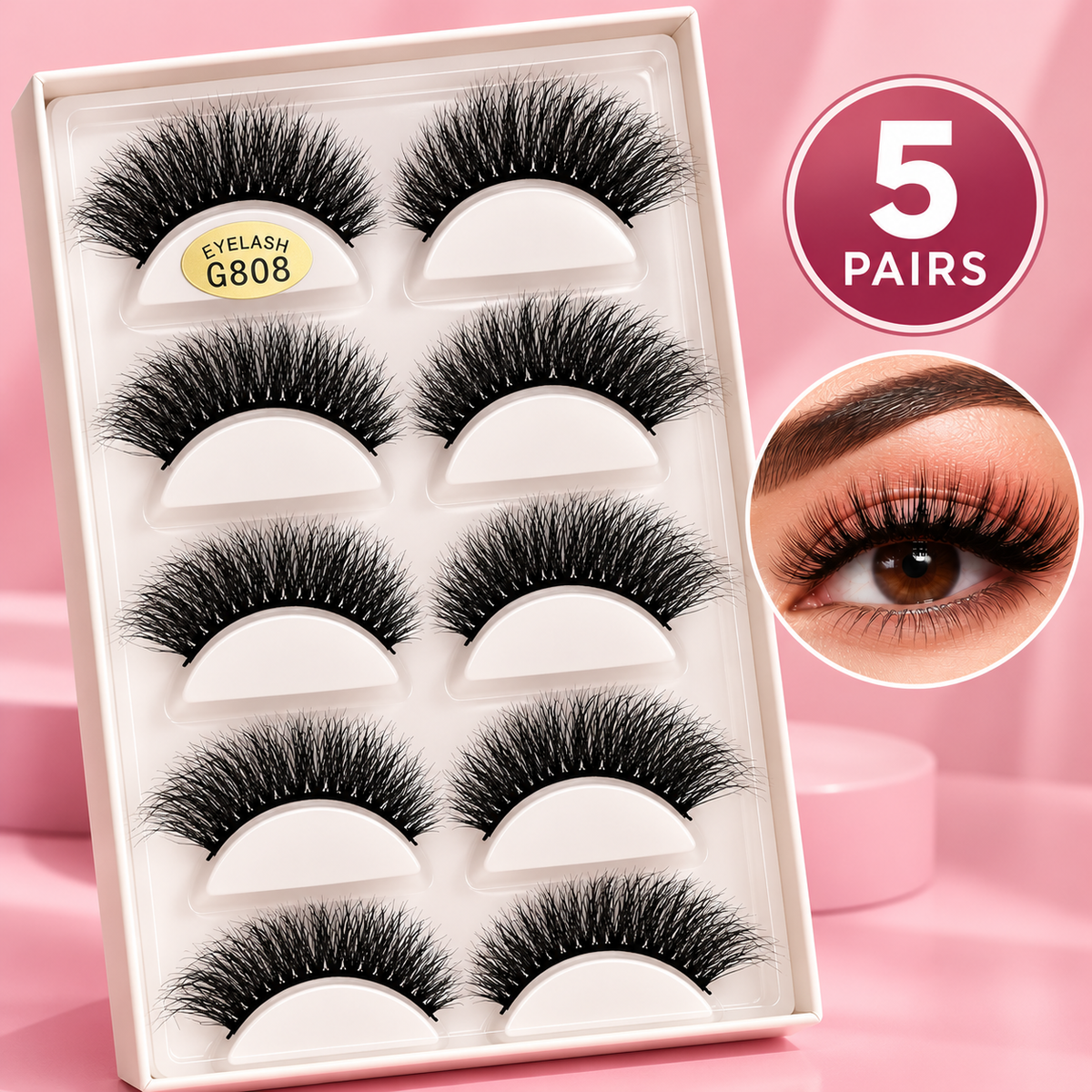 Lunaria™ 5 Pairs of Eyelashes